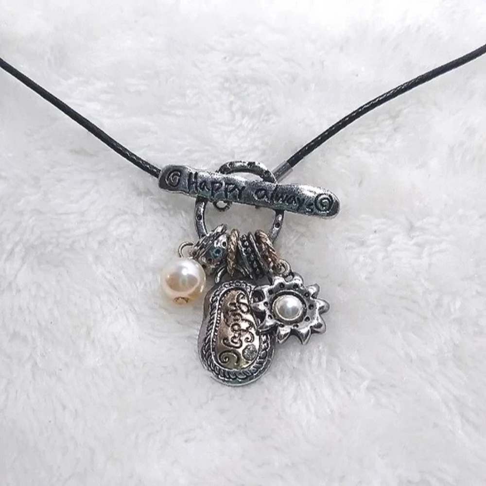 Fairycore Beaded Charm Necklace